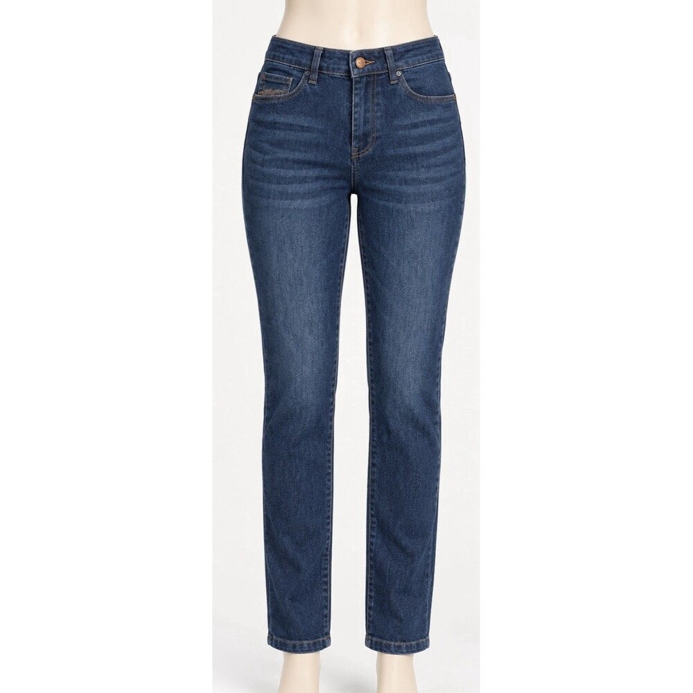 Judy Blue Size S High Rise Straight Leg Stretch Jeans Dark Wash 31x29